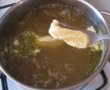 Supa strecurata de pui si legume cu galuste de gris-4
