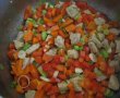 Pilaf cu legume, carne si curry-3