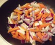 Mancare de orez cu sos de legume si pastrama de porc-7