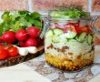Salata la borcan cu legume, cus-cus si mini-fileuri din piept de pui-3
