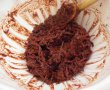 Desert prajitura de ciocolata amaruie si sfecla rosie-5