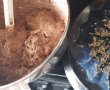 Desert prajitura/ Pasca cu ricotta si ciocolata-5