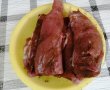 Muschiulet cu bacon si garnitura de legume-1