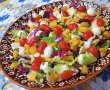 Salata cu mozzarella si crutoane de mamaliga-12