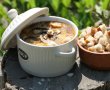 Supa delicioasa de ciuperci brune cu branzeturi-13