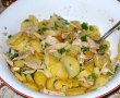 Salata calda de cartofi cu ton-5