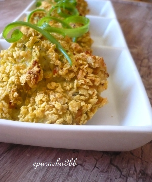 Zucchini cheese balls