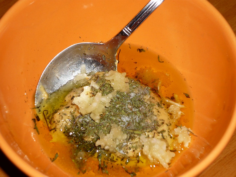 Pulpe de pui in sos de mustar si garnitura de orez