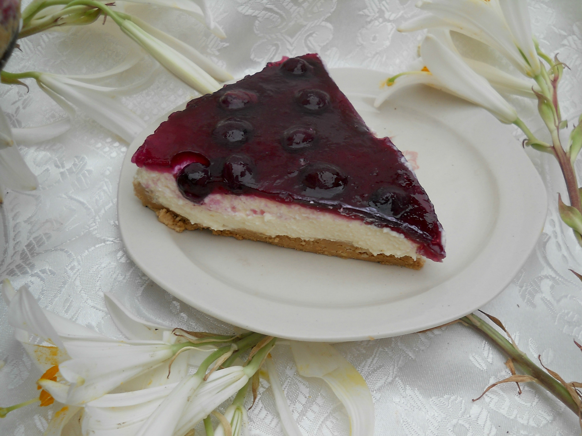 Cheesecake cu jeleu de struguri