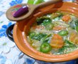 Supa de fasole verde cu spanac si iaurt-13
