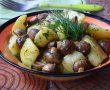 Cartofi la tigaie cu ciuperci-1