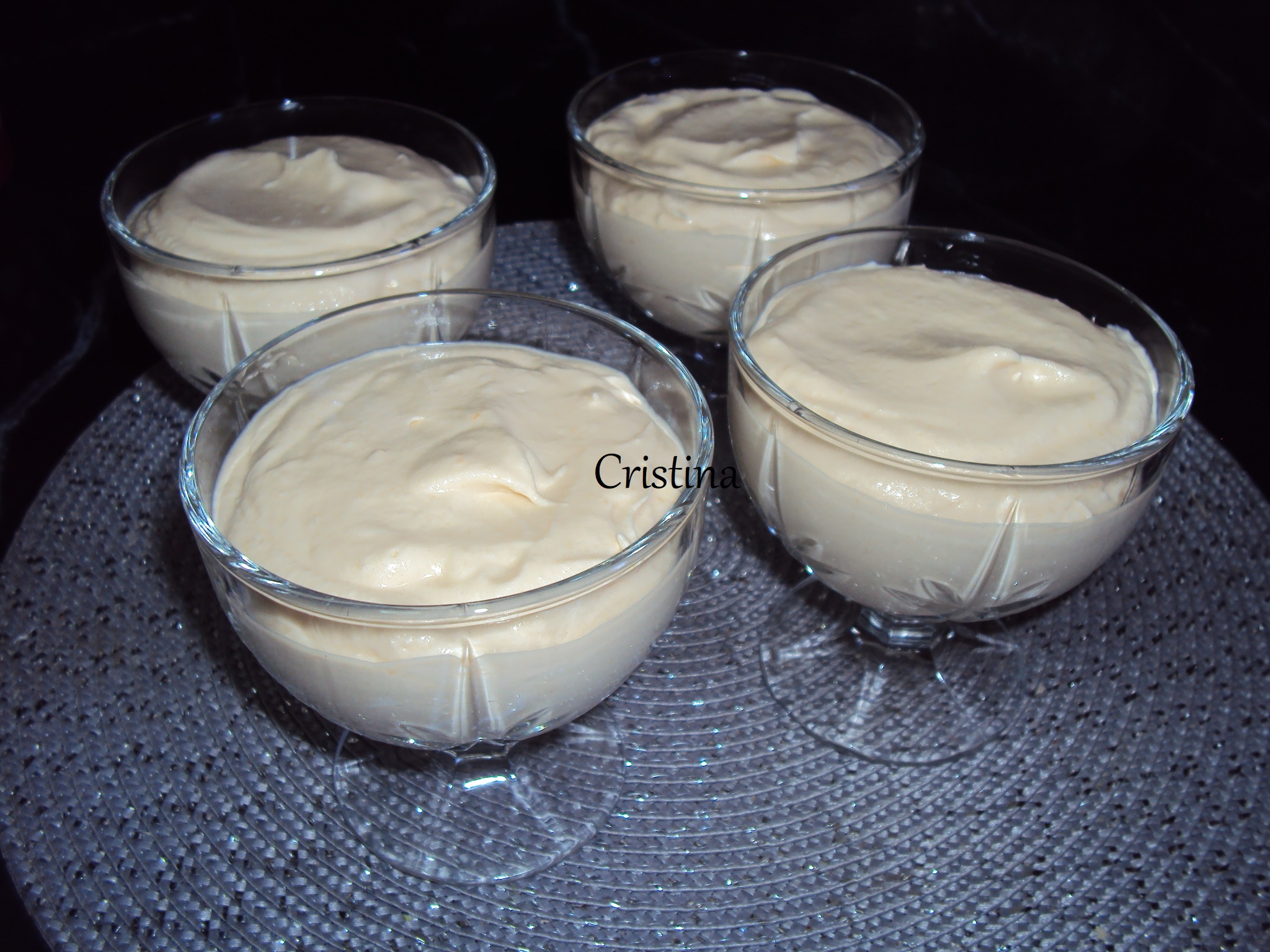 Desert mousse de caramel