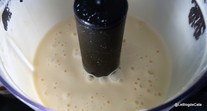 Desert crema engleza cu lapte de cocos