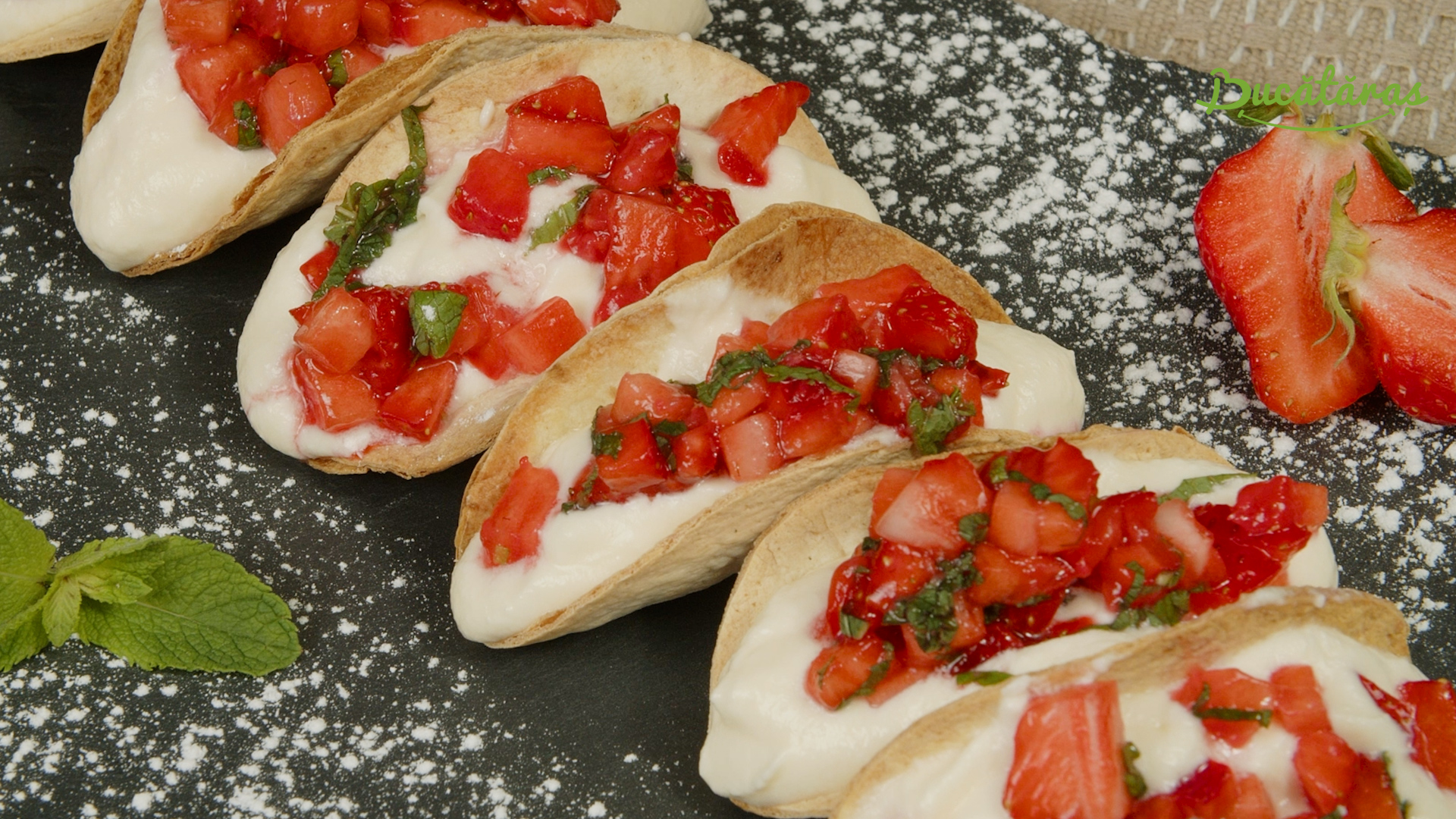 Rețetă delicioasă de tacos cu căpșuni - Desertul perfect de vară