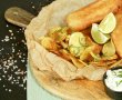 Fish and chips - Crochete delicioase de pește cu cartofi prăjiți-0